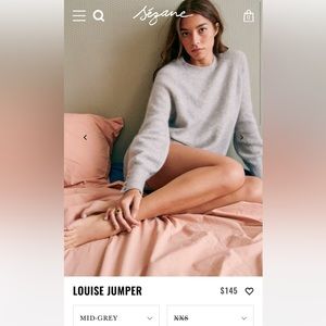 Beautiful grey sweater from Sézane.